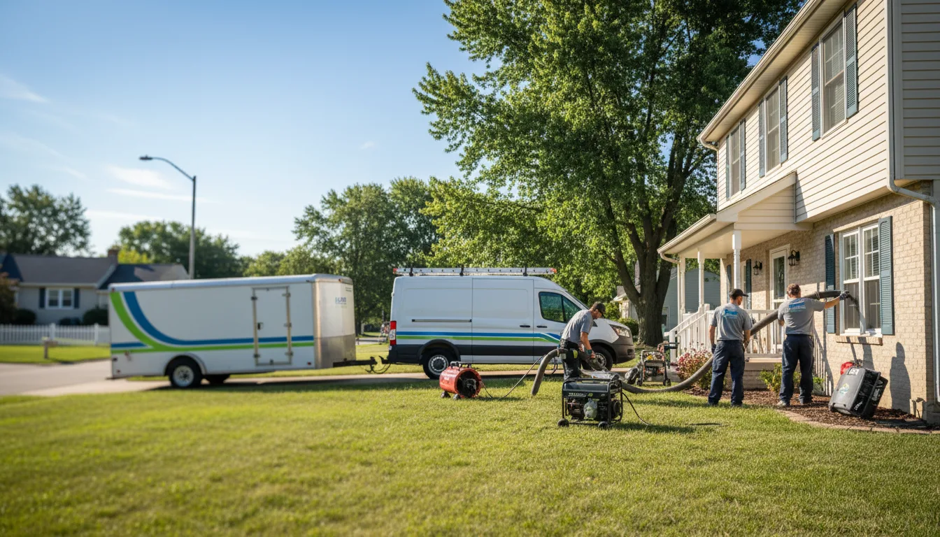 Flooded Basement Restoration And Cleanup With Repair in Spring Grove, IL near me
